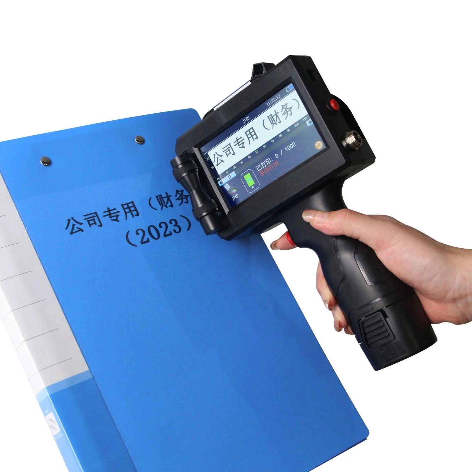 Not Encrypted Hand-held inkjet printer Production date QR code Invisible Ink Printing Machine for Perfume Cosmetic Bottle