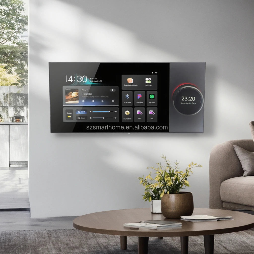 7-Inch Android Operating System Touch Screen Music Host Multi-Function Independent Zones Wall-Mounted Central Smart Home Product