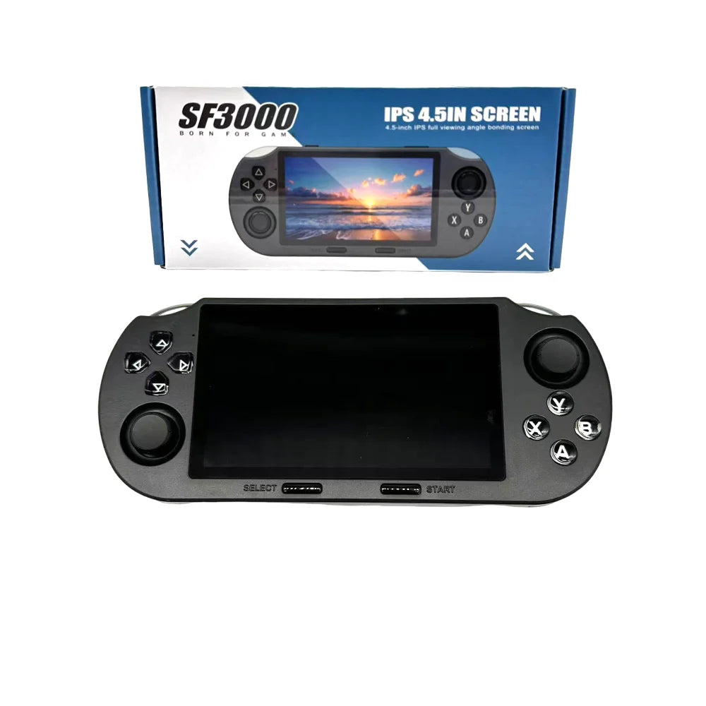 ZTX SF3000 Handheld Game Console 4.5 Inch Screen Support OTG Gamepad Video Music Portable Game Player for Christmas Gift