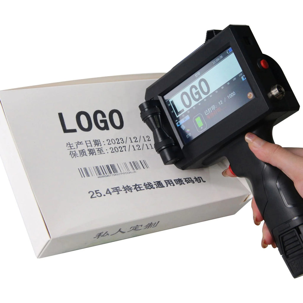 Not Encrypted Hand-held inkjet printer Production date QR code Invisible Ink Printing Machine for Perfume Cosmetic Bottle