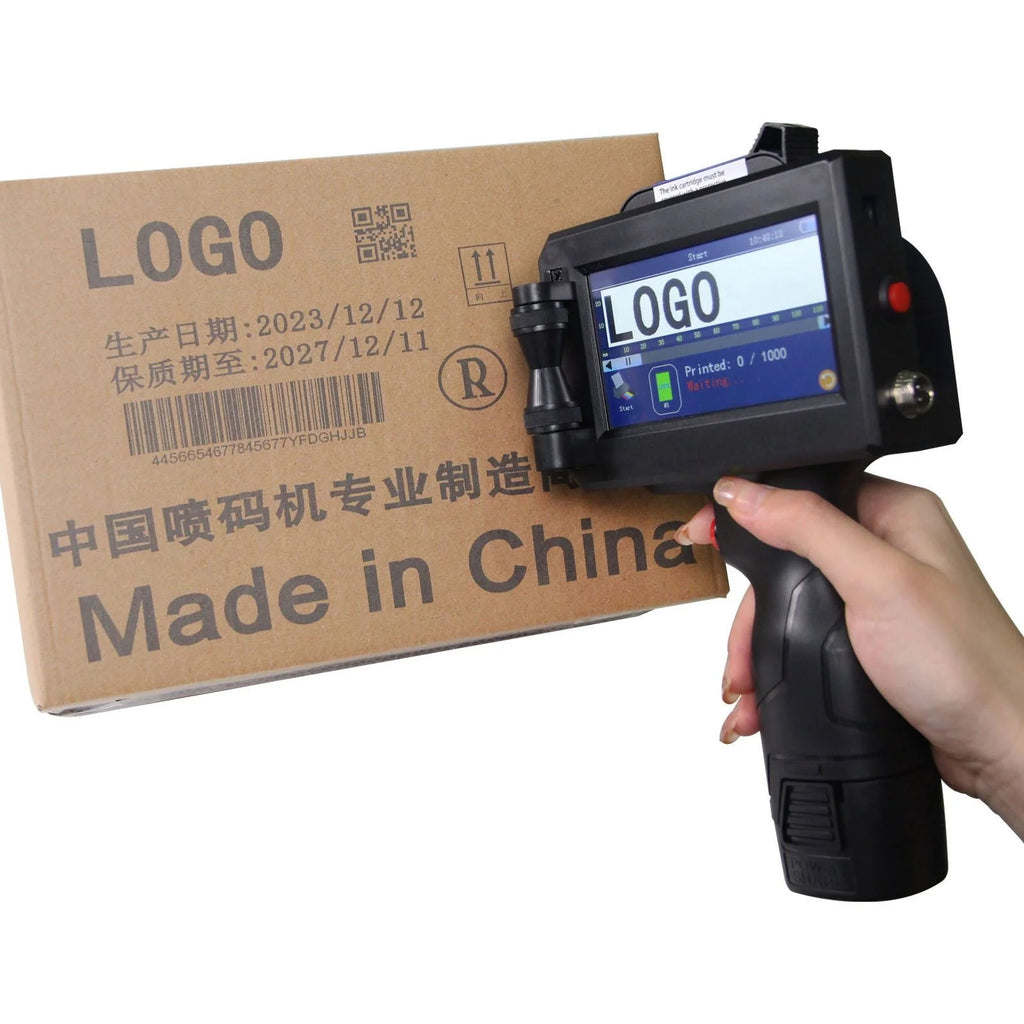 Not Encrypted Hand-held inkjet printer Production date QR code Invisible Ink Printing Machine for Perfume Cosmetic Bottle