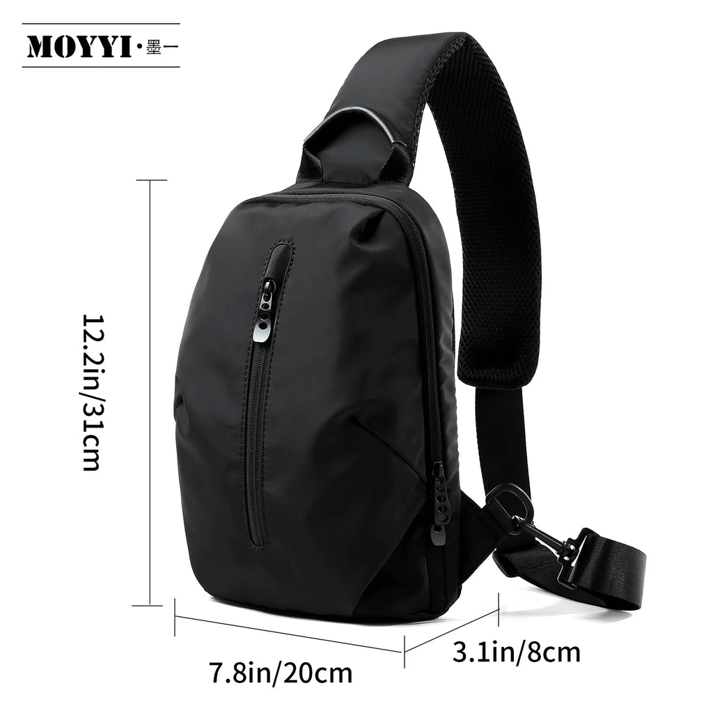 MOYYI Wholesale Waterproof Crossbody Bags for Men Outdoor Chest Sling Bags