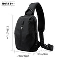MOYYI Wholesale Waterproof Crossbody Bags for Men Outdoor Chest Sling Bags