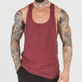 Custom Men's Gym Shirt Quick-Dry Breathable 100% Polyester Anti-Pilling Sporty Style Tank Top YouLaMii 200g