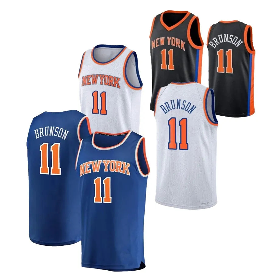 Wholesale 2026 Jalen Brunson New York 11 Knick Basketball Jerseys Stitched American Basketball Sport Jersey Running Shirts Top
