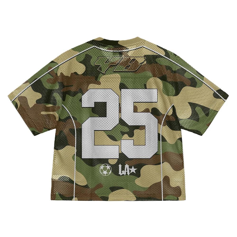 High Quality Short Jerseys Multi-Element European American Cool Street Graffiti Mesh Design Unisex Sports Shirt 100% Polyester