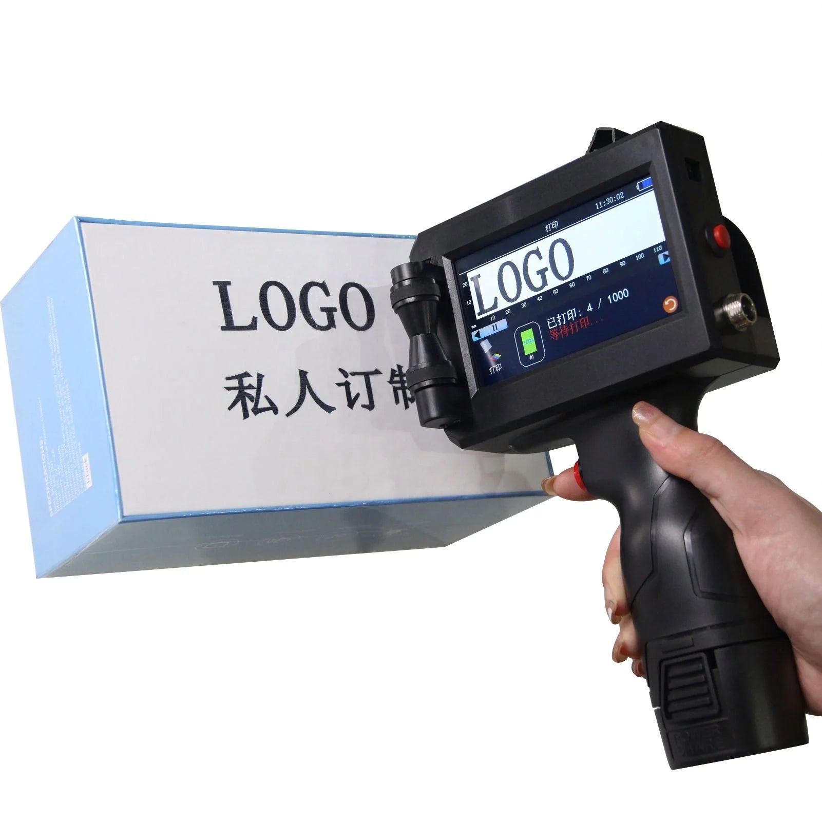 Not Encrypted Hand-held inkjet printer Production date QR code Invisible Ink Printing Machine for Perfume Cosmetic Bottle