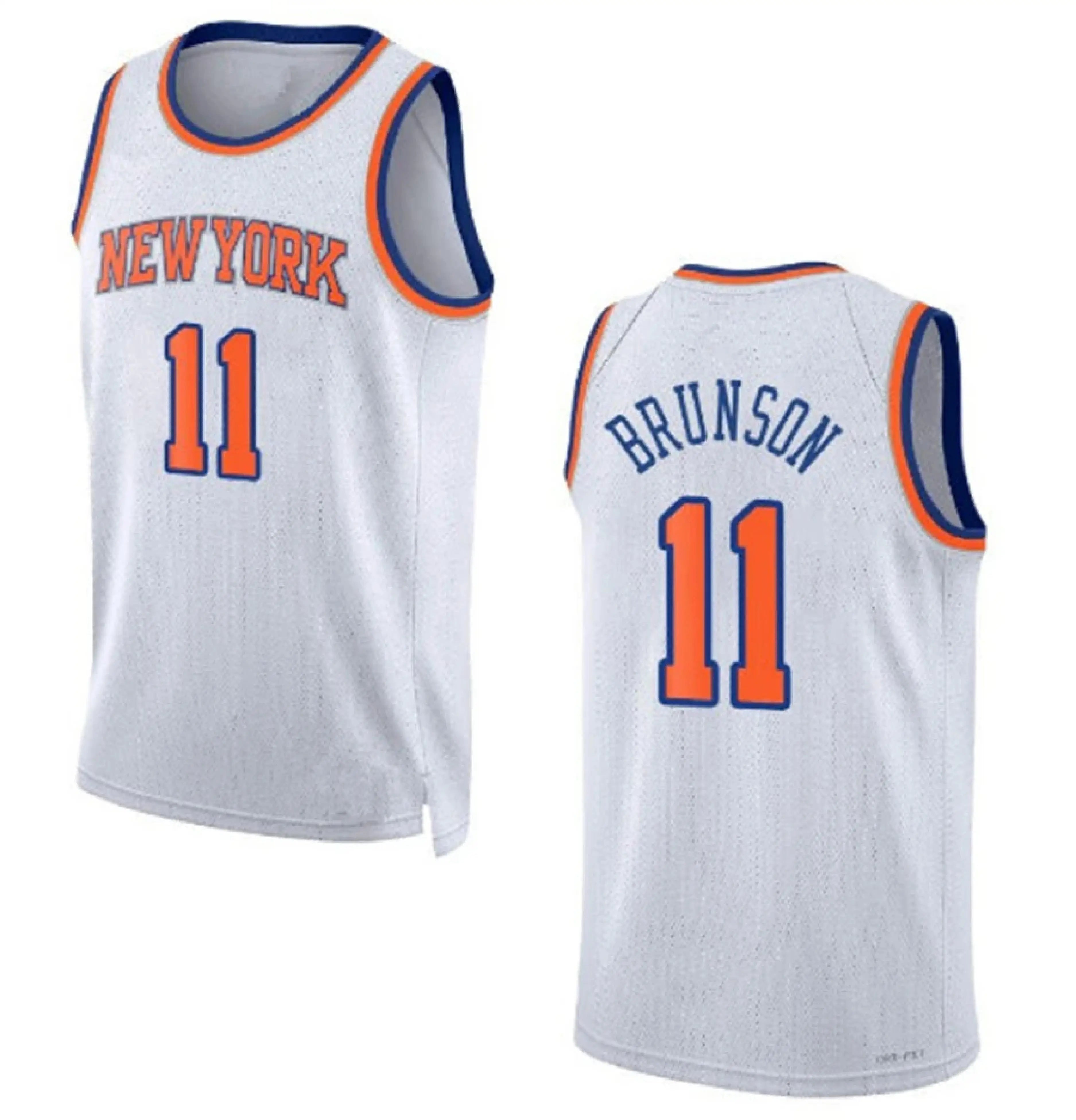 Wholesale 2026 Jalen Brunson New York 11 Knick Basketball Jerseys Stitched American Basketball Sport Jersey Running Shirts Top