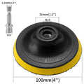 3/4/5/6/7 Inch Hook and Loop Backing Pad Sanding Holder Disc M10M14 Polishing Backer Plate Drill Rod for Polisher Grinding Tools