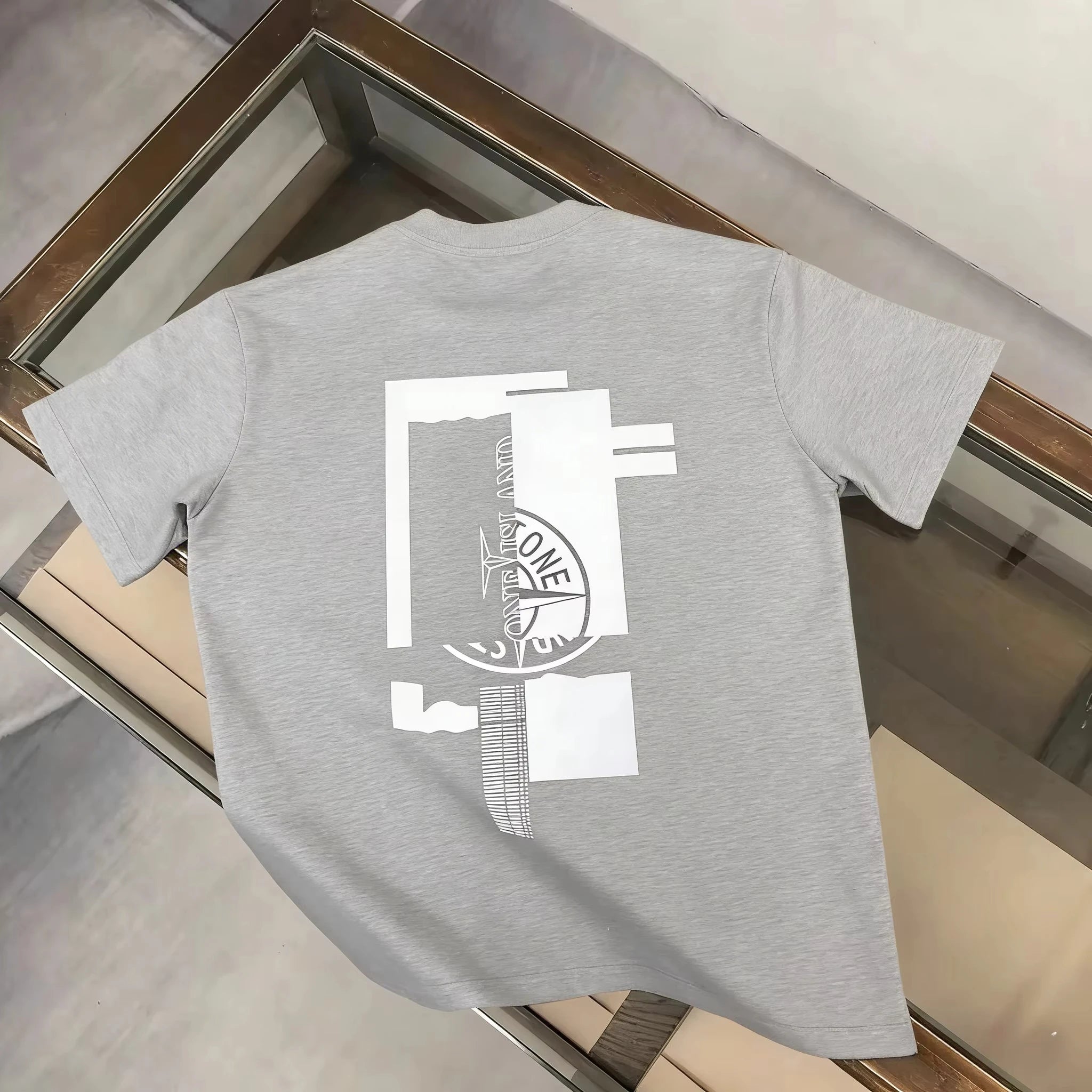 Fashion Trend High-End Luxury Brand  Print Oversized T-shirt Casual Cotton Short Sleeve Streetwear Graphic Tee for Summer