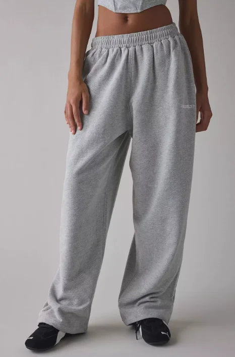 Women Fashion Retro American Pant Autumn Spring New In Wide Leg Stripe Trousers Straight Baggy Joggers Pants Casual Streetwear